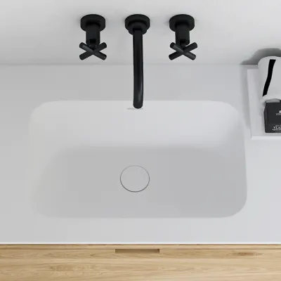 CPH Tapwork Soft 180D - Joinery furniture in Natural Oak incl. Mathvid SolidTec sink