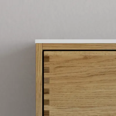 CPH Tapwork Soho 180R - MKII, Finger-Tapped Cabinetry in Natural Oak including Mathvid SolidTec® Sink