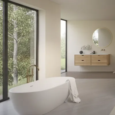 CPH Tapwork Soho 180R - MKII, Finger-Tapped Cabinetry in Natural Oak including Mathvid SolidTec® Sink