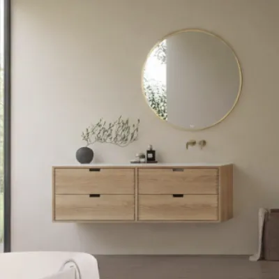 CPH Tapwork Soho 180R - MKII, Finger-Tapped Cabinetry in Natural Oak including Mathvid SolidTec® Sink
