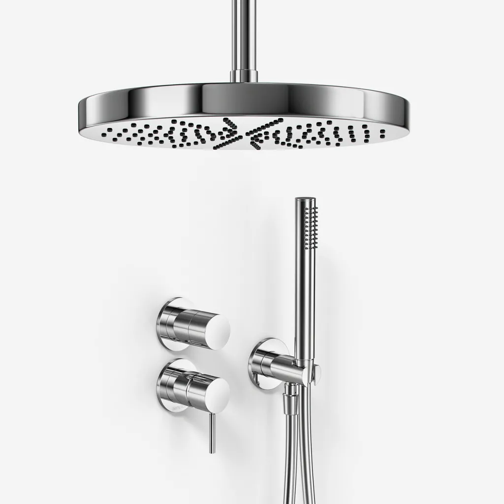 Semplice SBR901 S04 - Ø28 cm, Ceiling, Chrome
