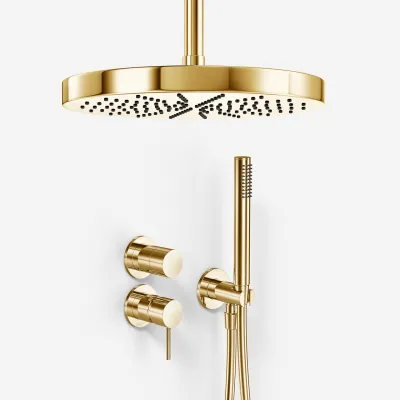 Semplice SBR901 S04 - Ø28 cm, Ceiling, Polished Brass Natural