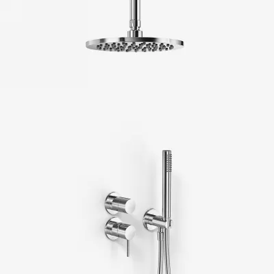 Semplice SBR901 S08 - Shower set Ø20 cm, Ceiling, Chrome