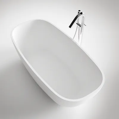 New Deep 180 - Bathtub 180x85, Solid Matte White SolidTec®