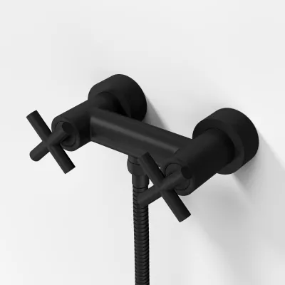 Fly Classic FBR204 S01 - Shower mixer tap, Matt black