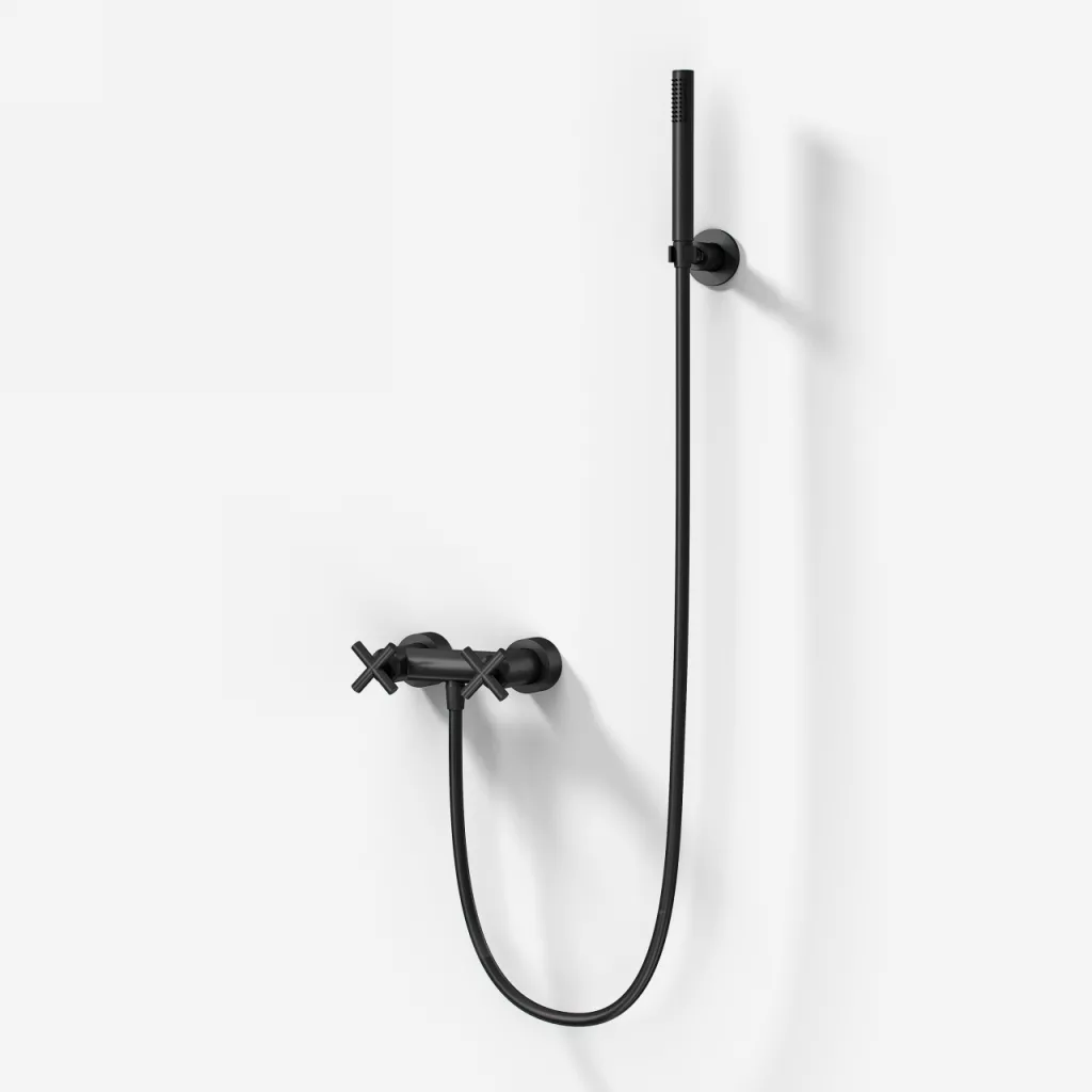 Fly Classic FBR204 S01 - Shower mixer tap, Matt black
