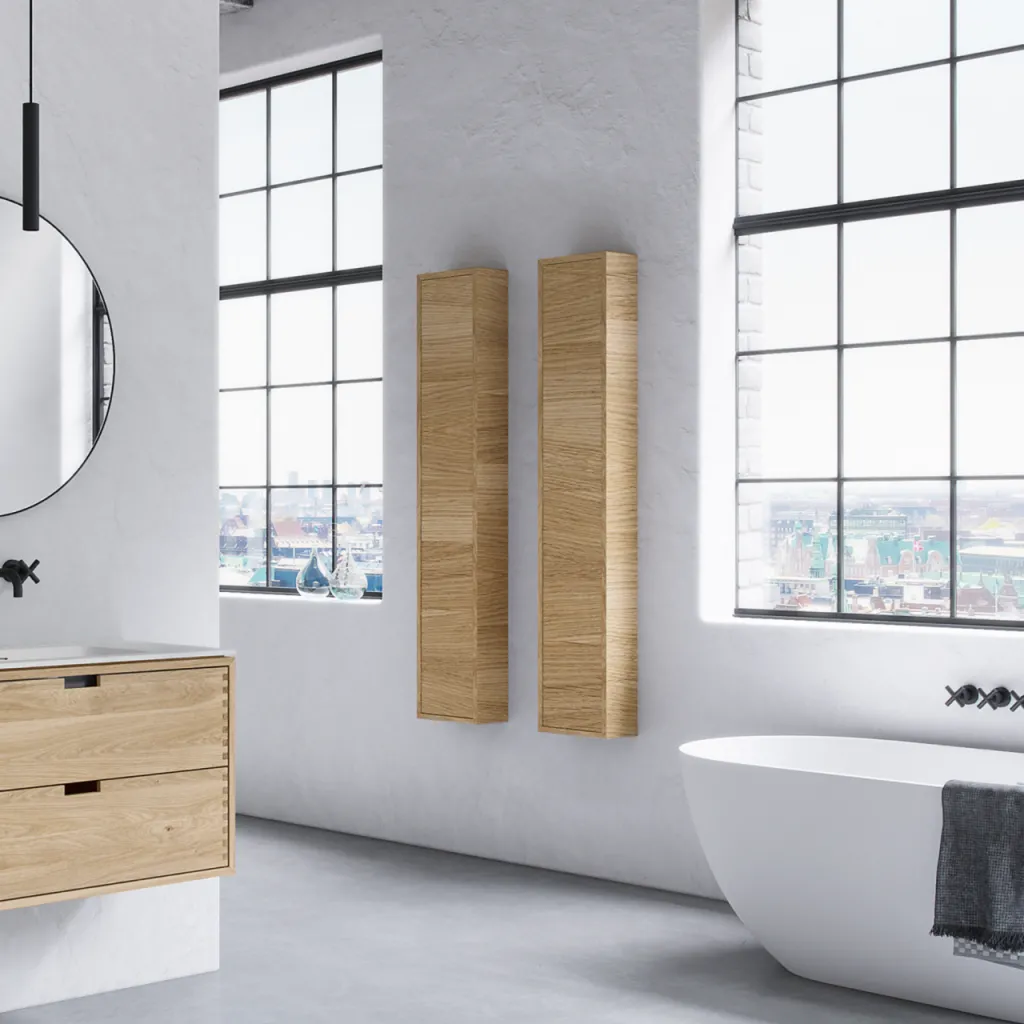CPH Tapwork BS1 - 30x16x160h cm Joiner's tall cabinet in Natural Oak BS1