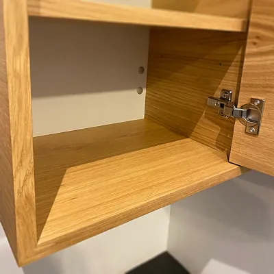 CPH Tapwork BS2 - 30x32x160h cm., Carpenter's high cabinet in Natural Oak 