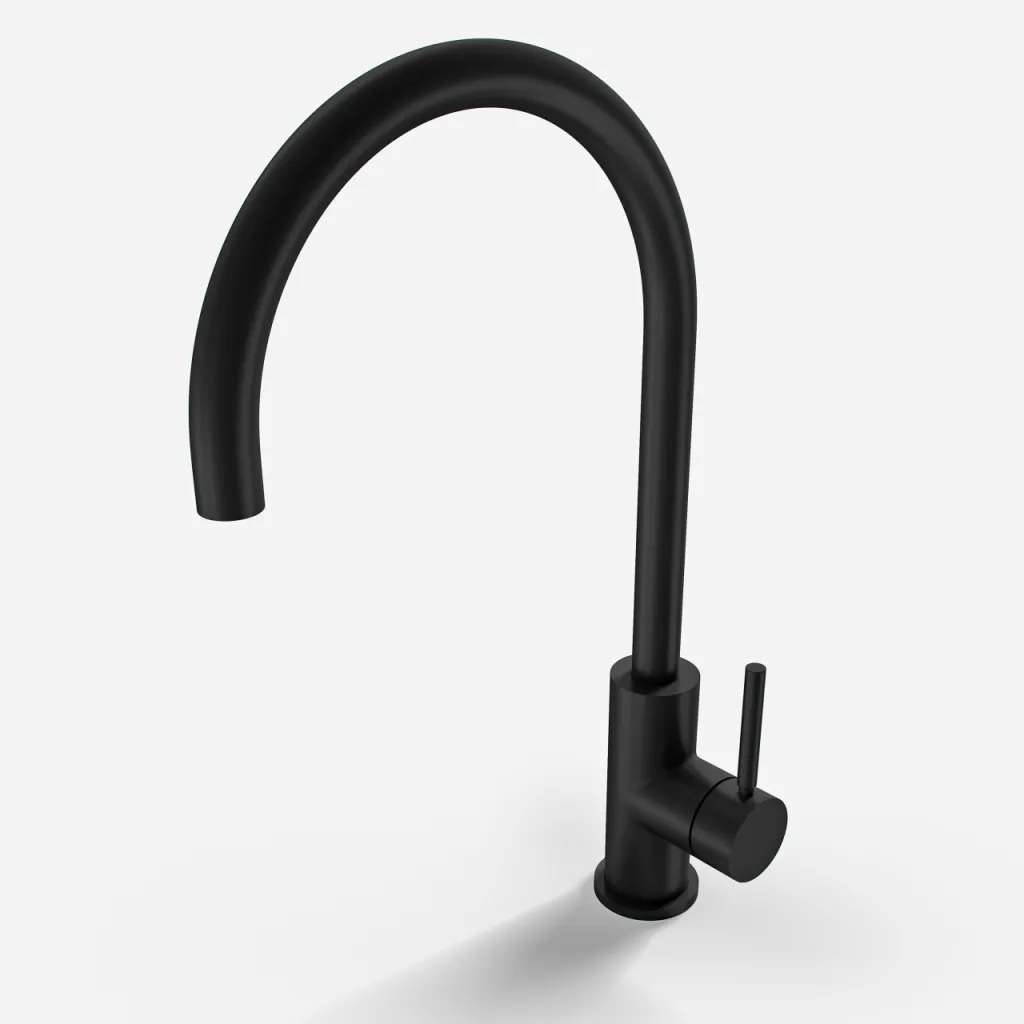 Semplice SKV101 - Kitchen mixer tap, Ø22-Spout, Matte black