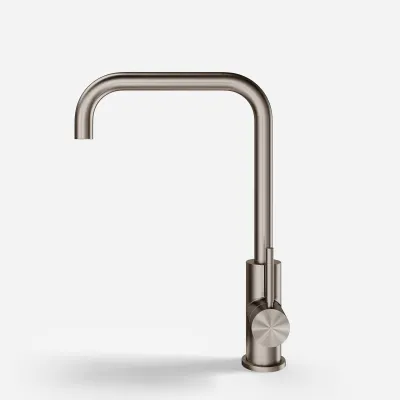 Semplice SKV102 - Kitchen mixer tap, U22-Spout, PVD Brushed Steel