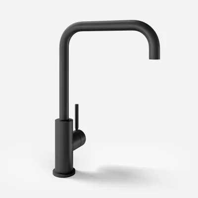 Semplice SKV102 - Kitchen mixer tap, U22-Spout, Matt black