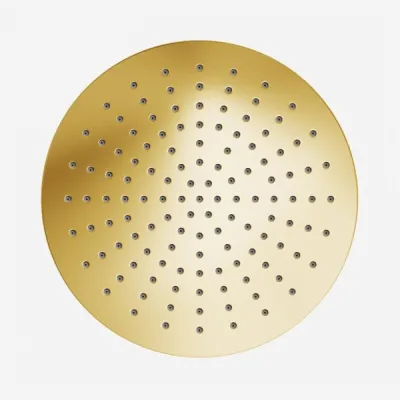 Rain DeLuxe RHB30 - MKII Showerhead, Polished Brass Natural