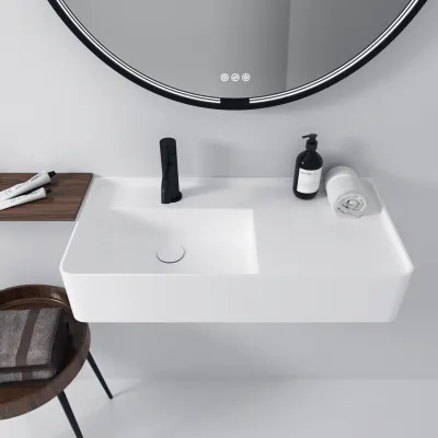 Coco 7L - 70x35 Sink left, Mathvid SolidTec®