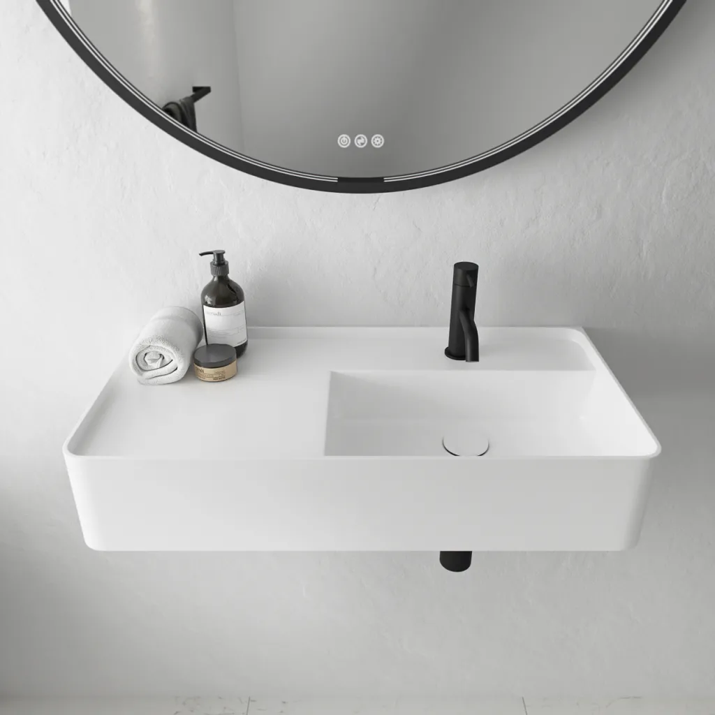 Coco 7R - 70x35 Sink on the right, Mathvid SolidTec®