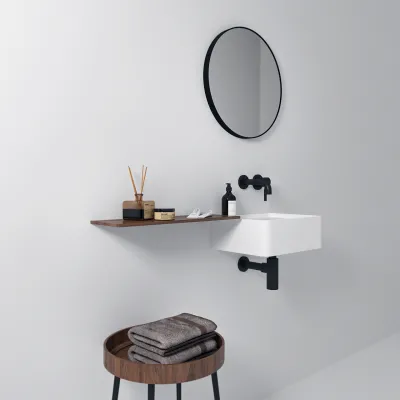 Coco 40 - Washbasin 40x30 cm, Matt White SolidTec®
