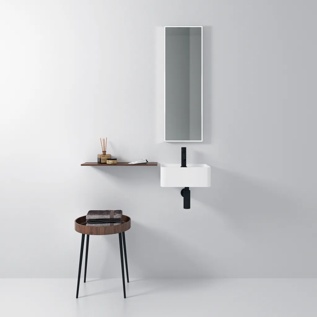 Coco 36 - 36x28 Washbasin, Matt white SolidTec®