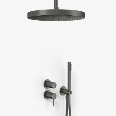 Semplice SBR901 S04 - Ø28 cm, Ceiling, PVD Matt Gun Metal