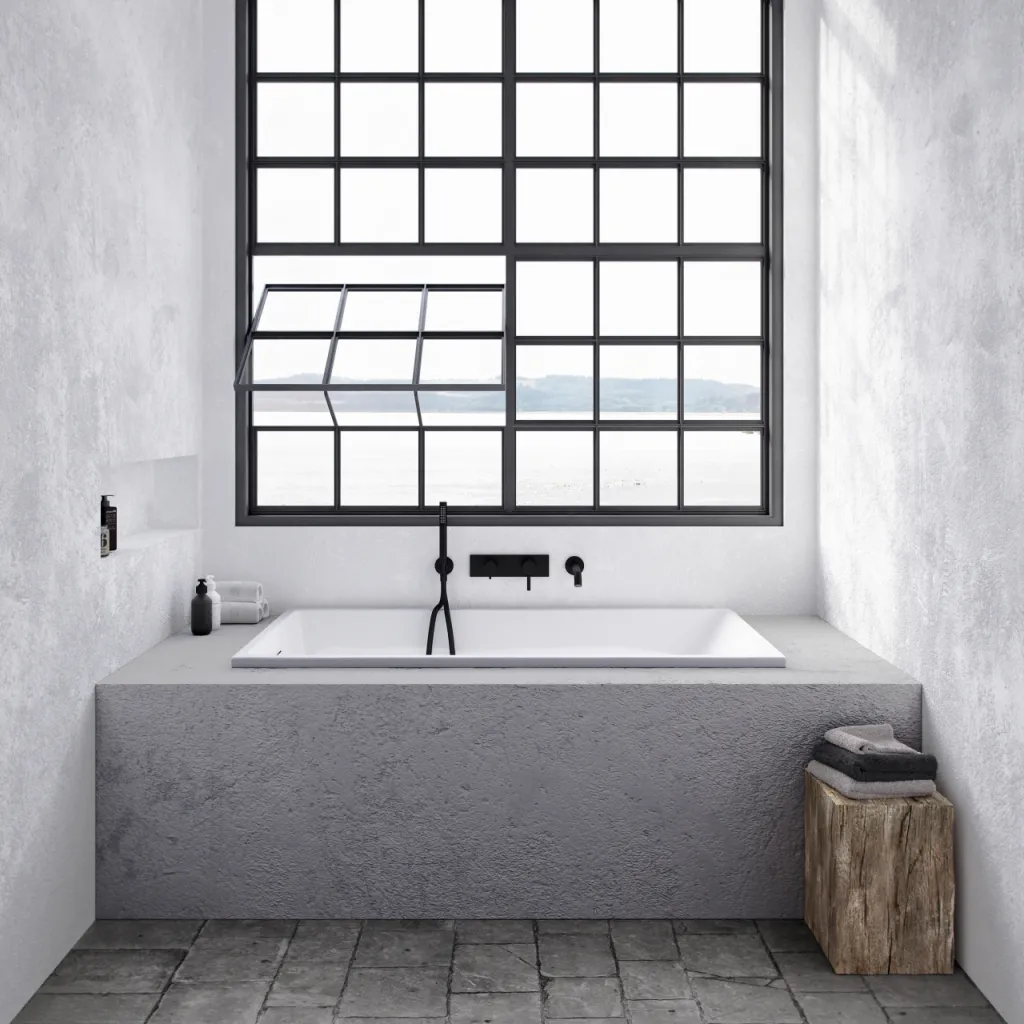 Pulcher Norma 1500 - Built-in bathtub 150x75 cm, Glossy White
