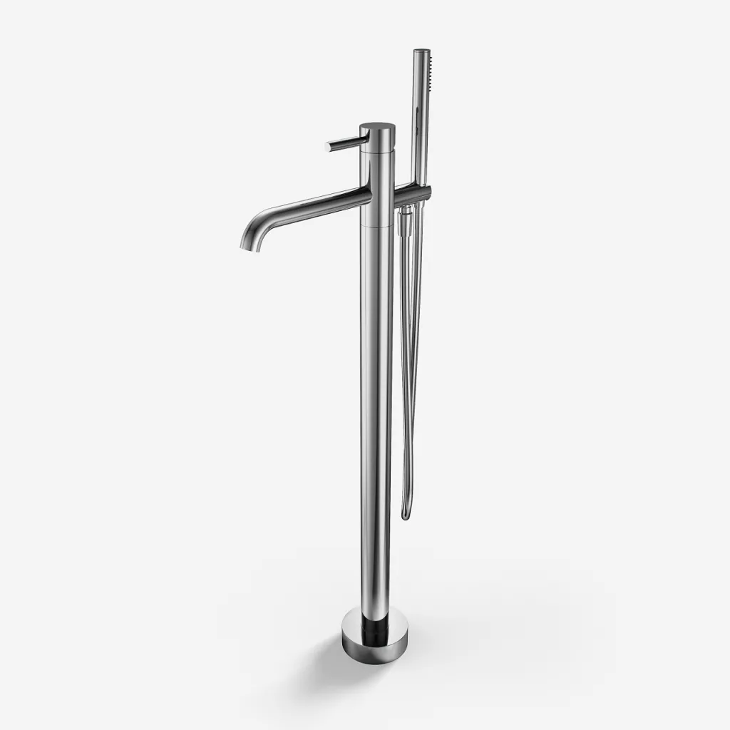 Semplice SQ2 - Freestanding bath mixer, Chrome