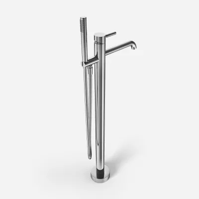 Semplice SQ2 - Freestanding bath mixer, Chrome