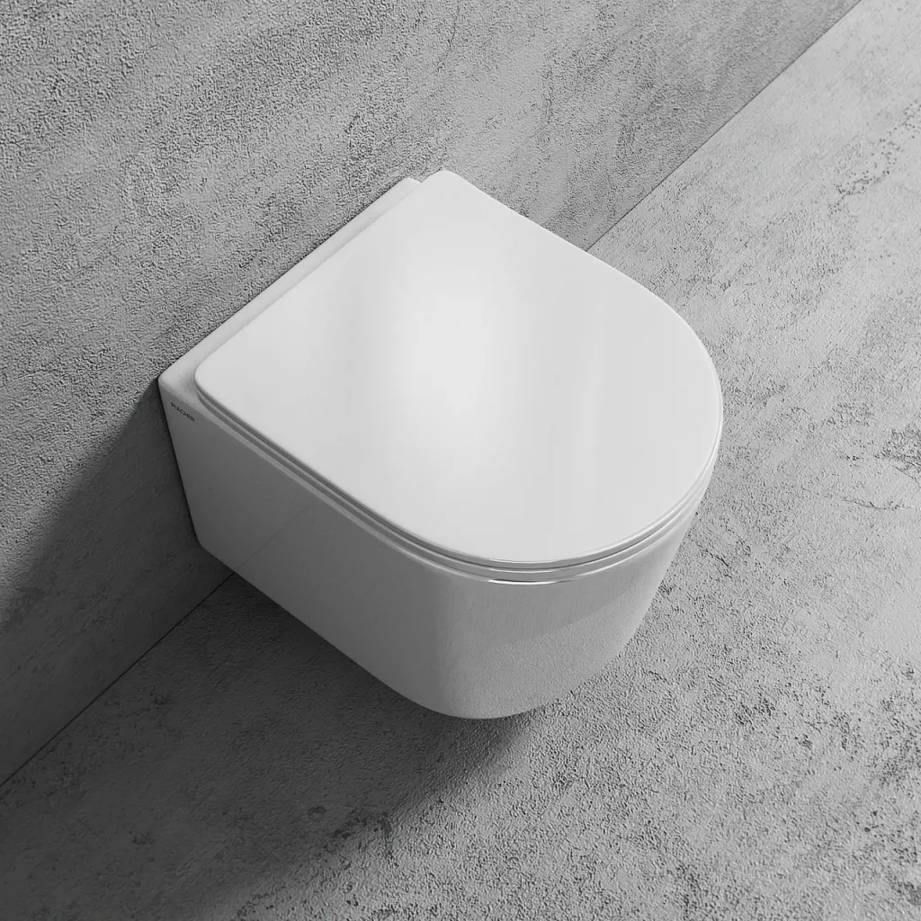 Soho PS2-18 - Toilet 49 cm, White, Rimless + EasyClean Coat