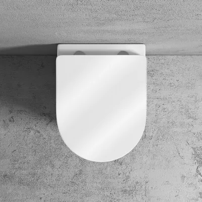 Soho PS2-18 - Toilet 49 cm, White, Rimless + EasyClean Coat
