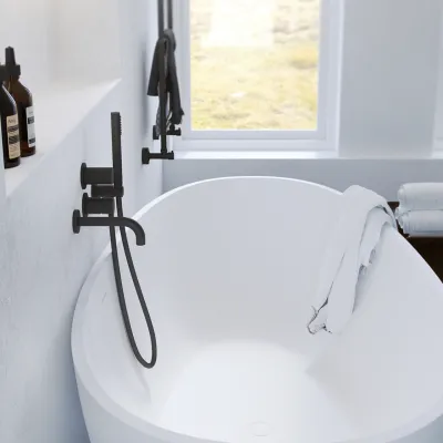Semplice SBR901 S11 - Tub/shower armature, Matt black