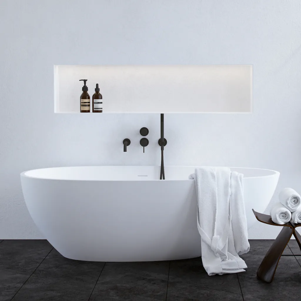 Semplice SBR901 S11 - Tub/shower armature, Matt black