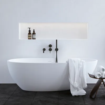 Semplice SBR901 S11 - Tub/shower armature, Matt black