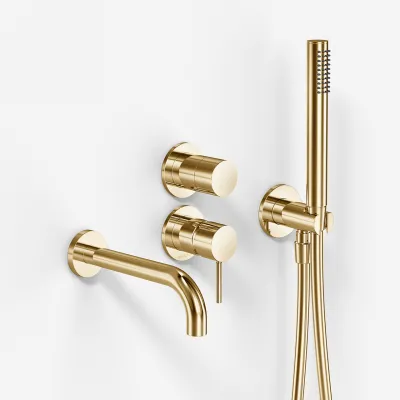 Semplice SBR901 S11 - Tub/shower armature, Polished Brass natural