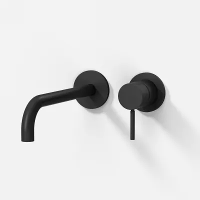 Semplice SHV502 S02 - 19 cm spout, Matte black