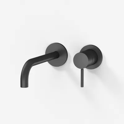 Semplice SHV502 S02 - 19 cm spout, PVD Matt Gun Metal