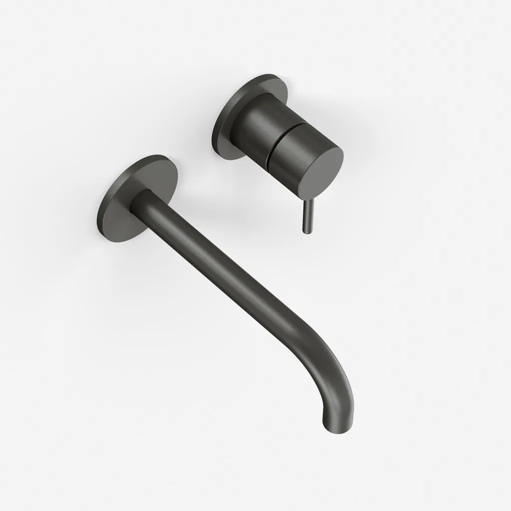 Semplice SHV502 S02 - 19 cm spout, PVD Matt Gun Metal