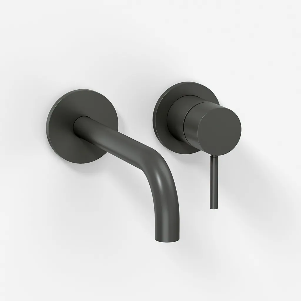 Semplice SHV502 S02 - 19 cm spout, PVD Matt Gun Metal