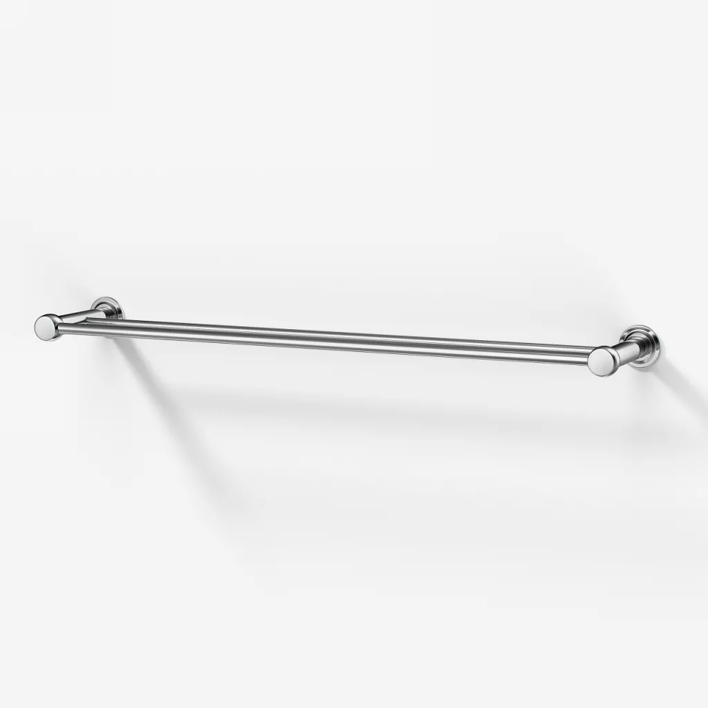 Hassel&Teudt H20-60 - Double towel bar 60 cm, chrome