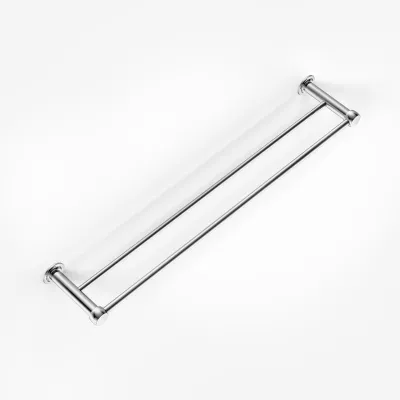 Hassel&Teudt H20-60 - Double towel bar 60 cm, chrome