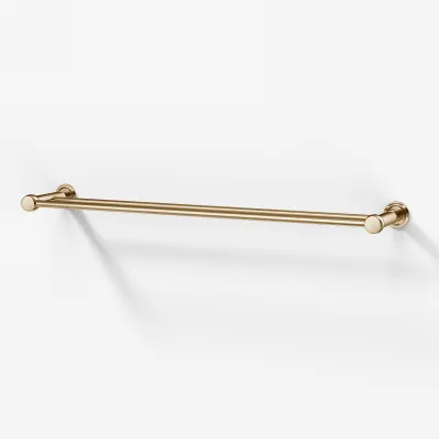 Hassel&Teudt H20-60 - Double Towel Bar 60 cm, Polished Brass Natural