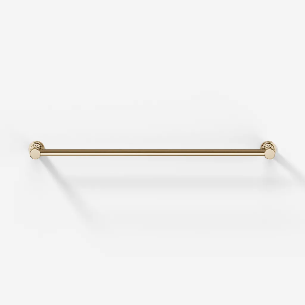 Hassel&Teudt H20-60 - Double Towel Bar 60 cm, Polished Brass Natural