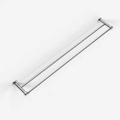 Hassel&Teudt H20-80 - Double Towel Bar, Chrome