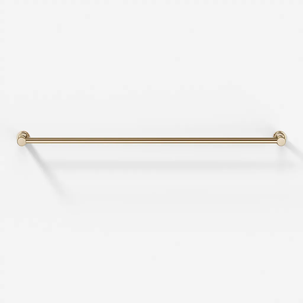 Hassel&Teudt H20-80 - Double Towel Bar, Polished Brass Natural