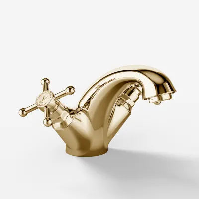 Hassel&Teudt HHV103 - Washbasin armature, Polished Brass Natural