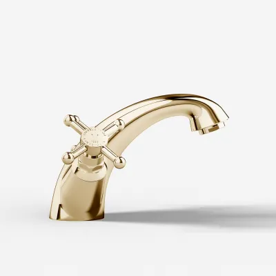 Hassel&Teudt HHV103 - Washbasin armature, Polished Brass Natural