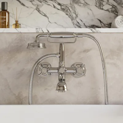 Hassel&Teudt HBK701 - Tub & shower mixer, Chrome