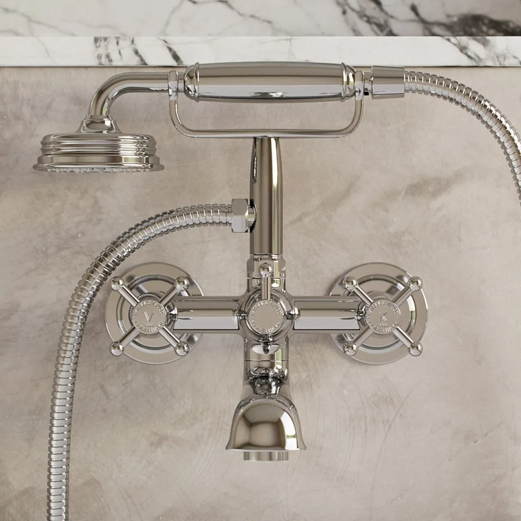 Hassel&Teudt HBK701 - Tub & shower mixer, Chrome