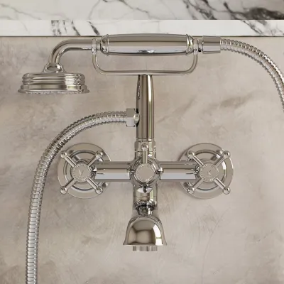 Hassel&Teudt HBK701 - Tub & shower mixer, Chrome
