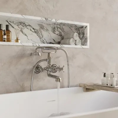 Hassel&Teudt HBK701 - Tub & shower mixer, Chrome