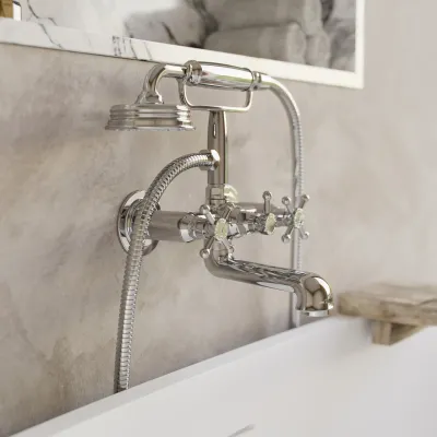Hassel&Teudt HBK701 - Tub & shower mixer, Chrome
