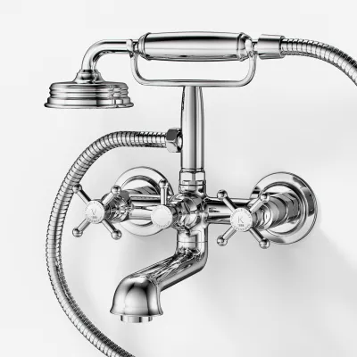 Hassel&Teudt HBK701 - Tub & shower mixer, Chrome