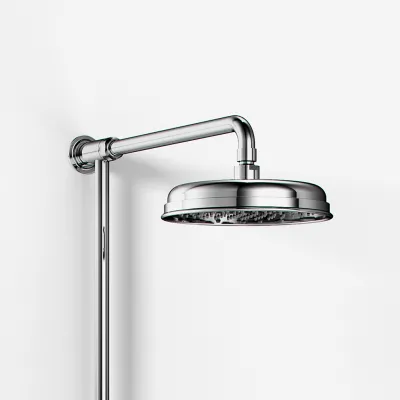 Hassel&Teudt HBT900 - SmartTerm shower rod set w/Ø21 cm. Rain DeLuxe w/EasyClean, Chrome