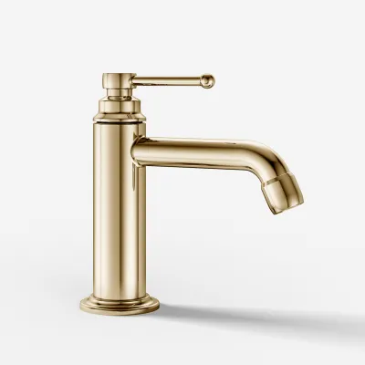Hassel&Teudt HHV401 - Washbasin fitting, Polished Brass Natural